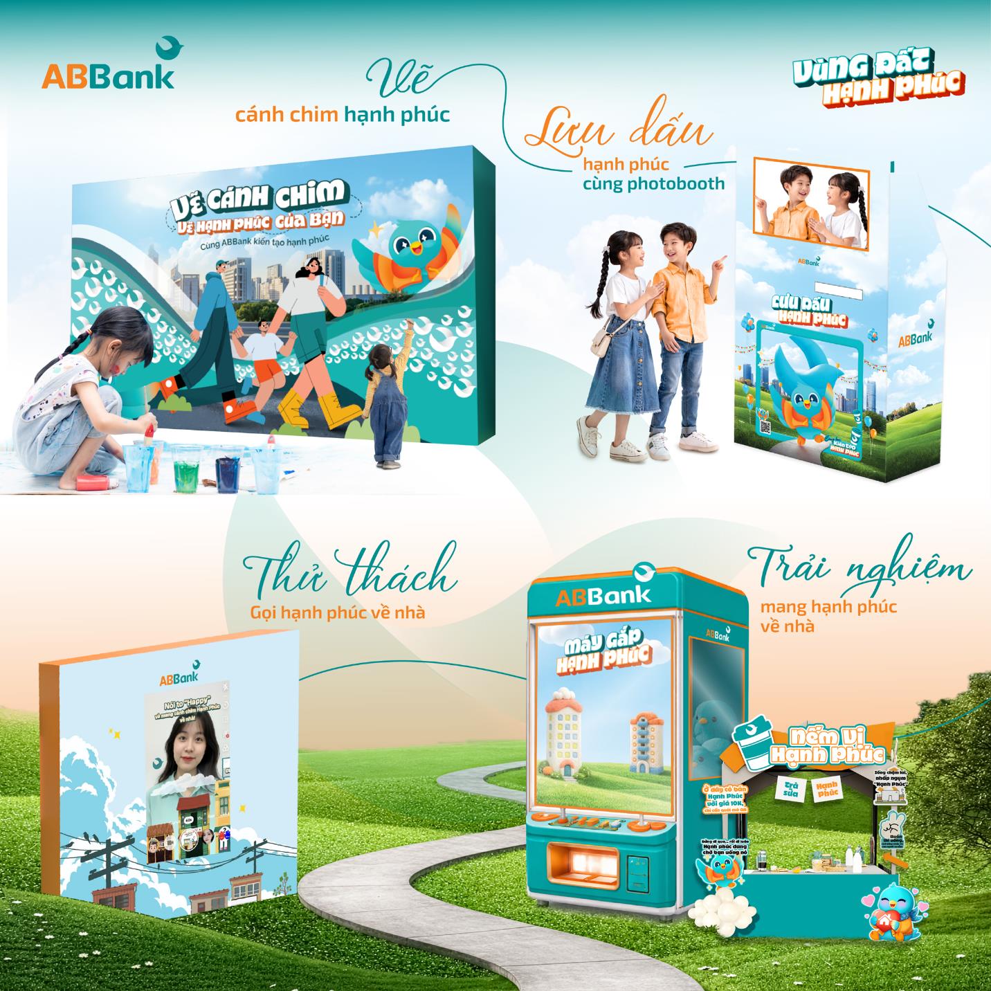 Đến &ldquo;V&ugrave;ng đất Hạnh Ph&uacute;c&rdquo; ABBank: Săn v&agrave;ng, săn iPhone 17 Pro Max v&agrave; trải nghiệm kh&ocirc;ng gian s&aacute;ng tạo cực chất- Ảnh 2.