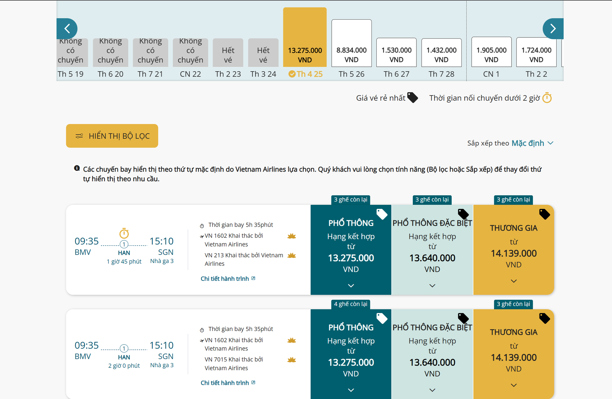 Gi&aacute; v&eacute; m&aacute;y bay H&agrave; Nội - TP Hồ Ch&iacute; Minh tăng vọt sau Tết- Ảnh 3.