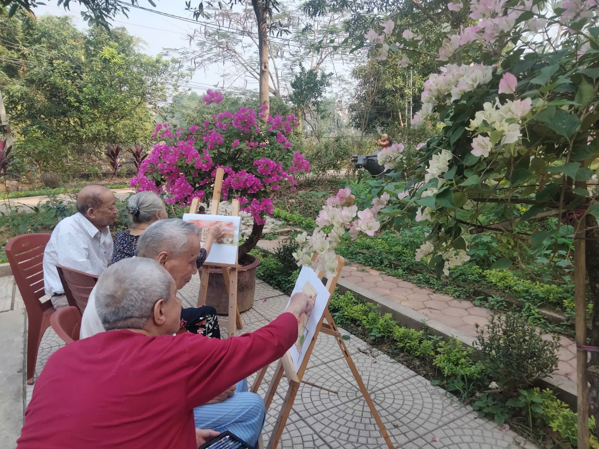 Một viện dưỡng l&atilde;o ở r&igrave;a H&agrave; Nội: Gần n&uacute;i Ba V&igrave;, c&oacute; ph&ograve;ng ở như căn hộ chung cư thu nhỏ- Ảnh 4.