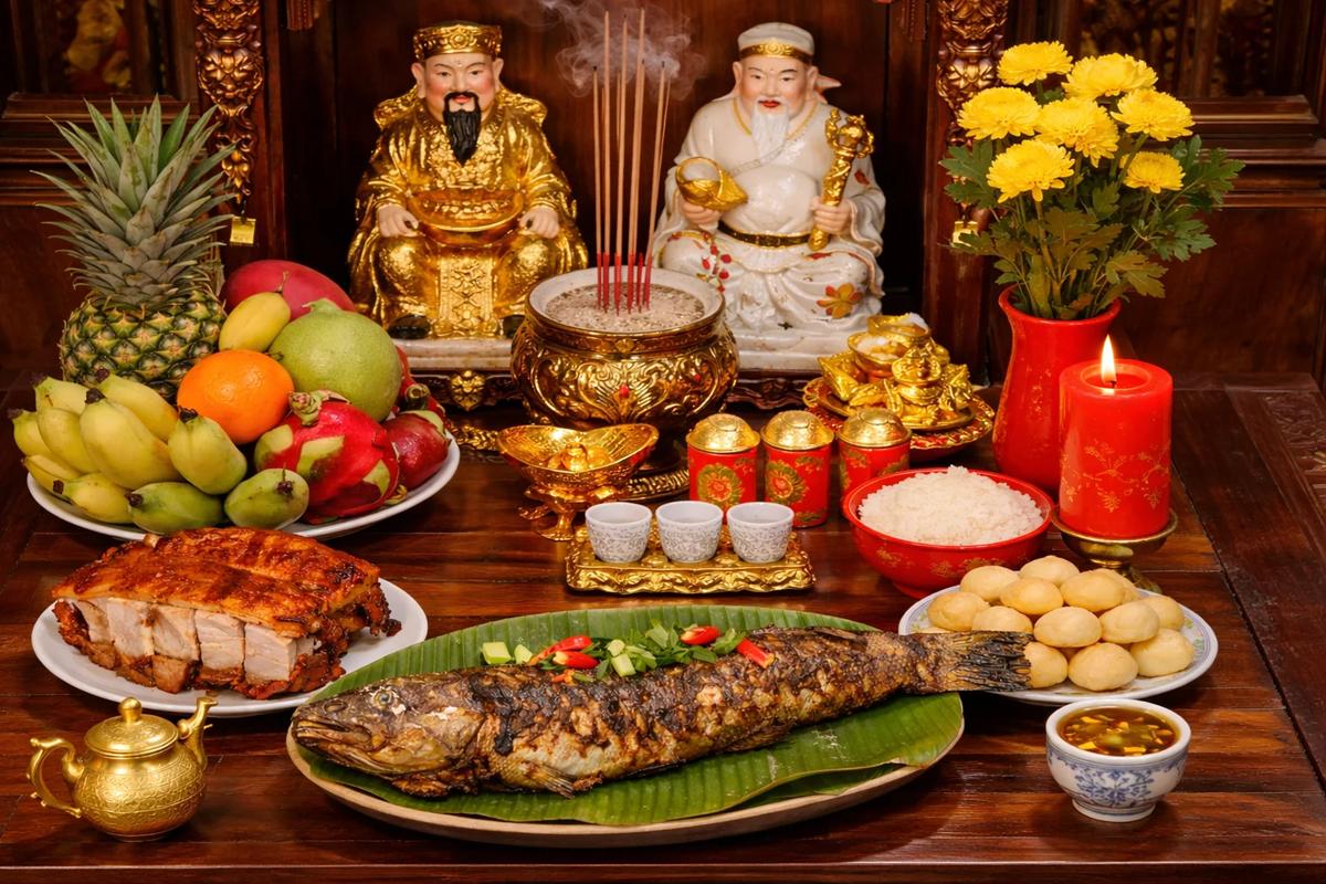 V&igrave; sao c&aacute; l&oacute;c xuất hiện tr&ecirc;n m&acirc;m c&uacute;ng Thần T&agrave;i?- Ảnh 1.