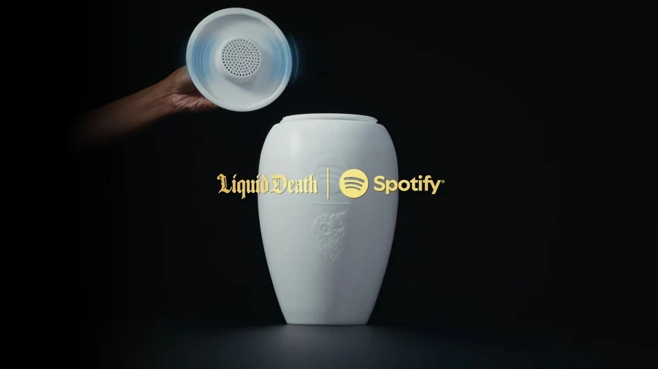 Spotify ra mắt hũ tro cốt tích hợp loa Bluetooth với mức giá "giật mình": Thế giới cần âm nhạc, và thế giới bên kia cũng vậy!- Ảnh 1. Spotify ra mắt hũ tro cốt tích hợp loa Bluetooth với mức giá "giật mình": Thế giới cần âm nhạc, và thế giới bên kia cũng vậy!- Ảnh 1.