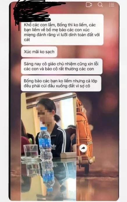 X&aacute;c minh th&ocirc;ng tin gi&aacute;o vi&ecirc;n bị tố bắt 35 học sinh liếm đất ở Ph&uacute; Thọ- Ảnh 1.