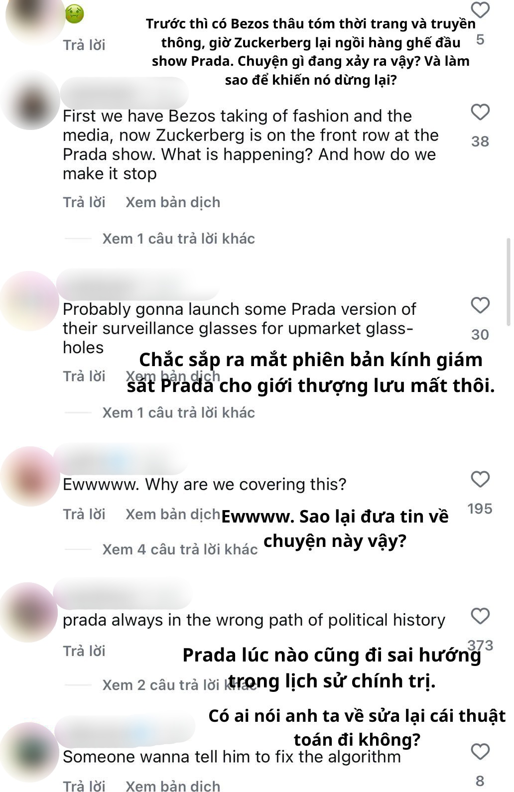 Show Prada năm nay: Tỷ ph&uacute; Mark Zuckerberg ngồi front row g&acirc;y tranh c&atilde;i, 2 nữ thần H&agrave;n Quốc đọ sắc trong 1 khung h&igrave;nh- Ảnh 3.