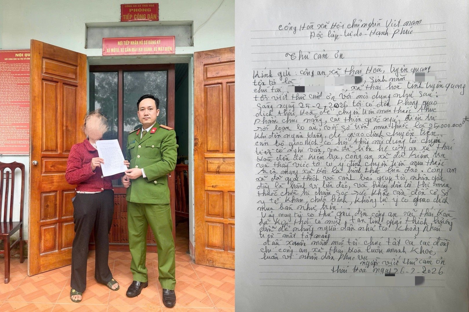 Đến Agribank để giao dịch chuyển khoản mua thực phẩm chức năng, người phụ nữ 60 tuổi bị c&ocirc;ng an v&agrave;o cuộc kiểm tra, x&aacute;c minh- Ảnh 2.