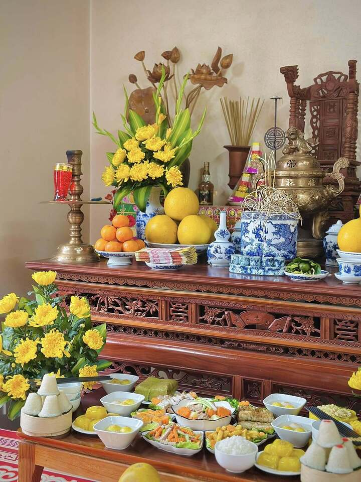 Gợi &yacute; m&acirc;m lễ c&uacute;ng rằm th&aacute;ng Gi&ecirc;ng đầy đủ, trang trọng- Ảnh 3.