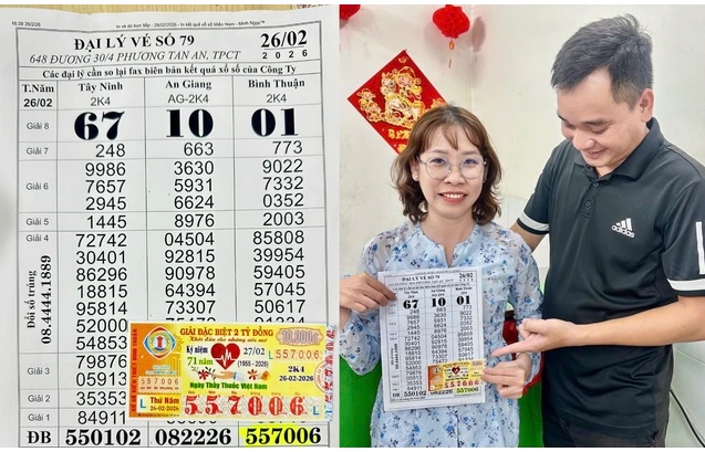 Vợ chồng ở Cần Thơ tr&uacute;ng độc đắc 2 tỷ trong ng&agrave;y v&iacute;a Thần t&agrave;i: Sự thật bất ngờ- Ảnh 1.