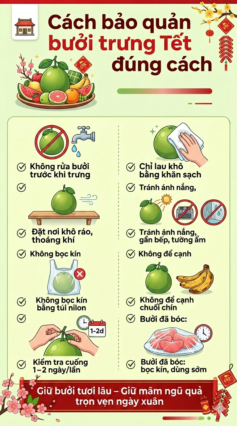 Cảnh b&aacute;o đặc biệt tới c&aacute;c gia đ&igrave;nh đang b&agrave;y bưởi ng&agrave;y Tết- Ảnh 4.
