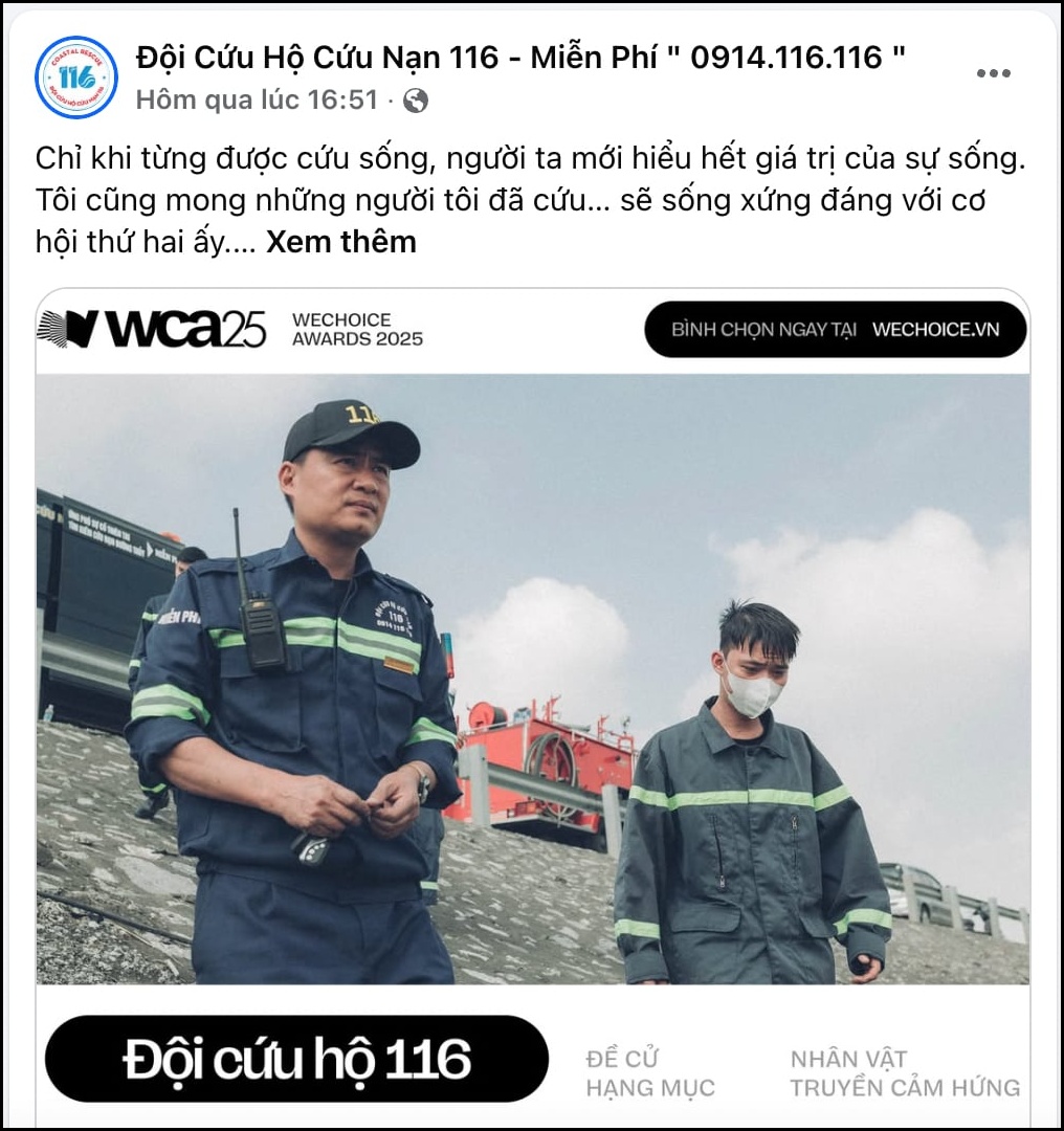 3 ng&agrave;y trước khi đ&oacute;ng cổng b&igrave;nh chọn WeChoice Awards 2025: Những h&agrave;nh tr&igrave;nh bền bỉ v&igrave; x&atilde; hội được tiếp sức- Ảnh 4.