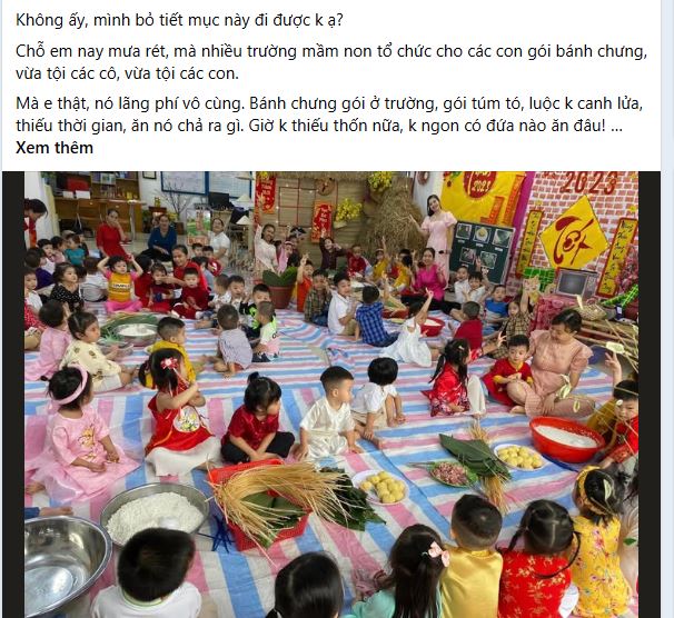 Đòi bỏ 1 hoạt động ở trường mỗi dịp Tết vì "vừa vất vả vừa lãng phí", một phụ huynh bị phản bác: Không thích thì để con ở nhà!- Ảnh 1.