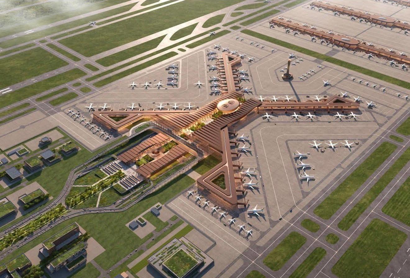 Sân bay 12,5 tỷ USD "như ngoài hành tinh" này sắp nắm kỷ lục chưa từng có tại châu Phi- Ảnh 3. Sân bay 12,5 tỷ USD