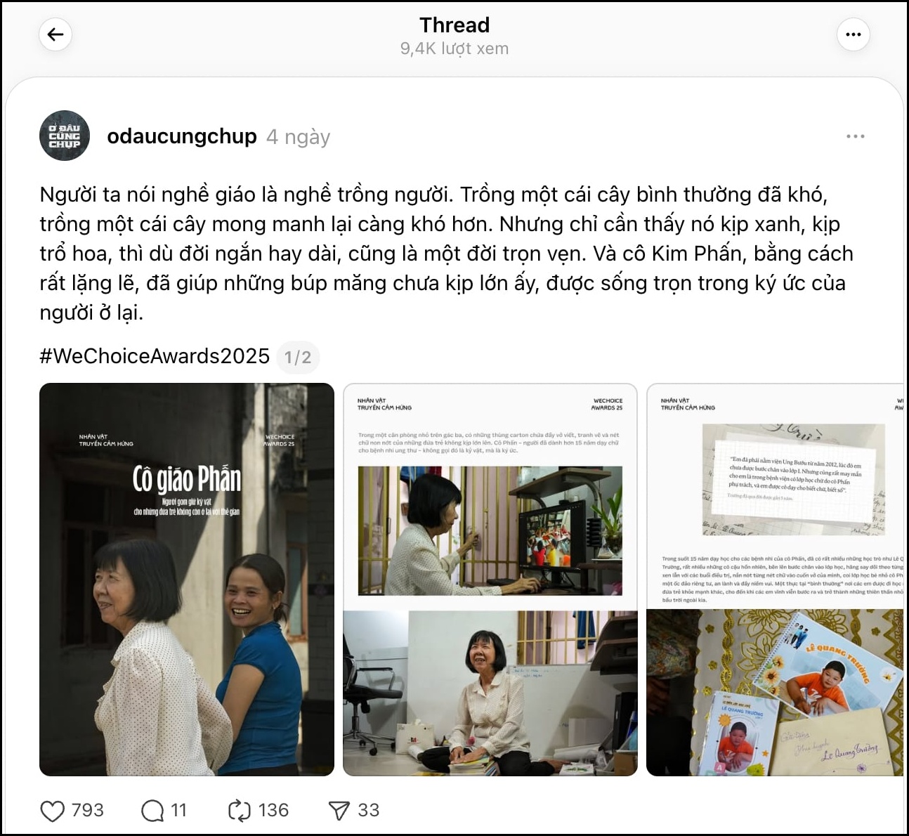 3 ng&agrave;y trước khi đ&oacute;ng cổng b&igrave;nh chọn WeChoice Awards 2025: Những h&agrave;nh tr&igrave;nh bền bỉ v&igrave; x&atilde; hội được tiếp sức- Ảnh 3.