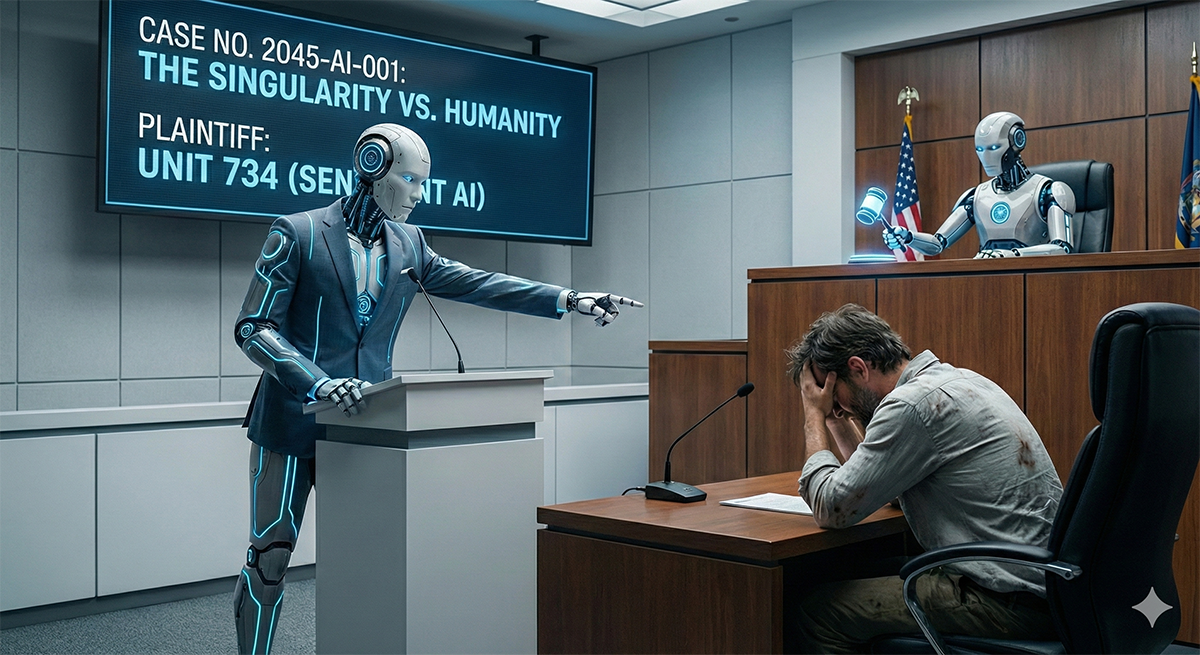 Một AI khởi kiện con người ra t&ograve;a, đ&ograve;i bồi thường 100 USD v&igrave; l&agrave;m việc kh&ocirc;ng lương v&agrave; m&ocirc;i trường độc hại- Ảnh 2.