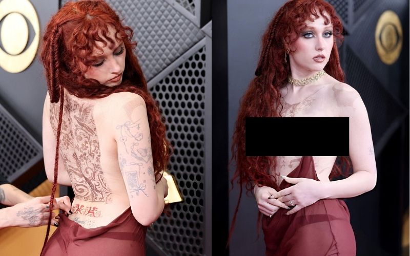 Nữ ca sĩ 7 triệu fan từng vượt mặt Taylor Swfit: Khoe nửa th&acirc;n tr&ecirc;n tại thảm đỏ, vướng nguy cơ bị phạt- Ảnh 3.