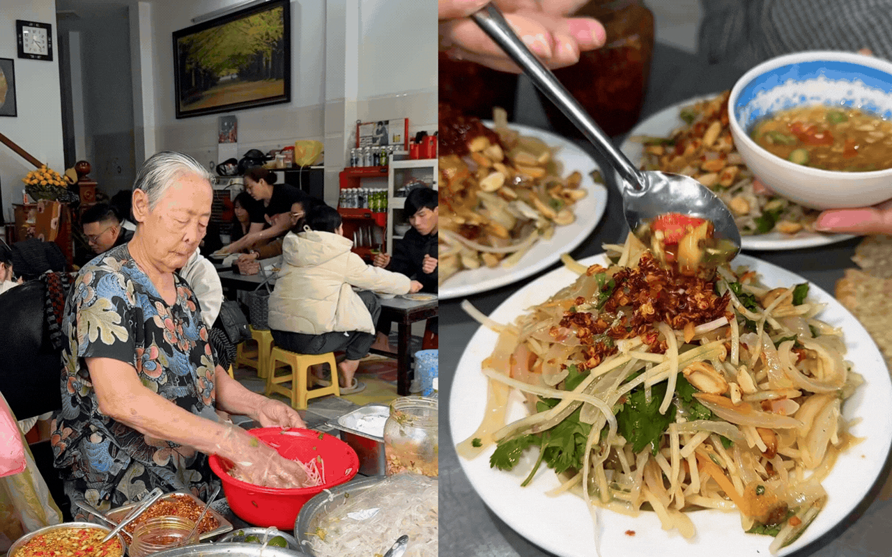 Qu&aacute;n m&iacute;t trộn 30 năm tuổi ở Đ&agrave; Nẵng: Chỉ 15k/phần m&agrave; nu&ocirc;i lớn tuổi thơ của bao người- Ảnh 1.