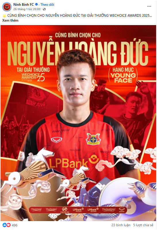 Đ&igrave;nh Bắc, Ho&agrave;ng Đức v&agrave; loạt đề cử thể thao tiếp tục chứng minh sức h&uacute;t- Ảnh 1.