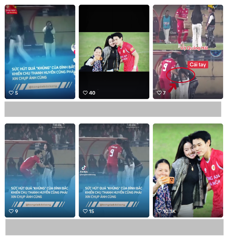 10 giây của Đình Bắc và Chu Thanh Huyền đang viral: 10 giây của Đình Bắc và Chu Thanh Huyền đang viral: