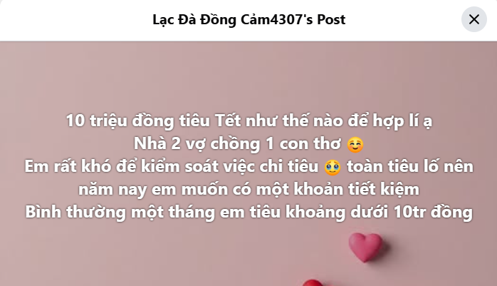 Bảng ti&ecirc;u Tết c&agrave;ng nh&igrave;n c&agrave;ng cho&aacute;ng: C&oacute; nh&agrave; 10 triệu đ&atilde; đủ, c&oacute; nh&agrave; 44 triệu mới 