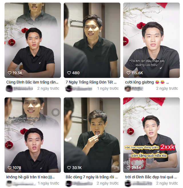 So k&egrave; 2 ng&ocirc;i sao quảng c&aacute;o U23 Việt Nam: Đ&igrave;nh Bắc 