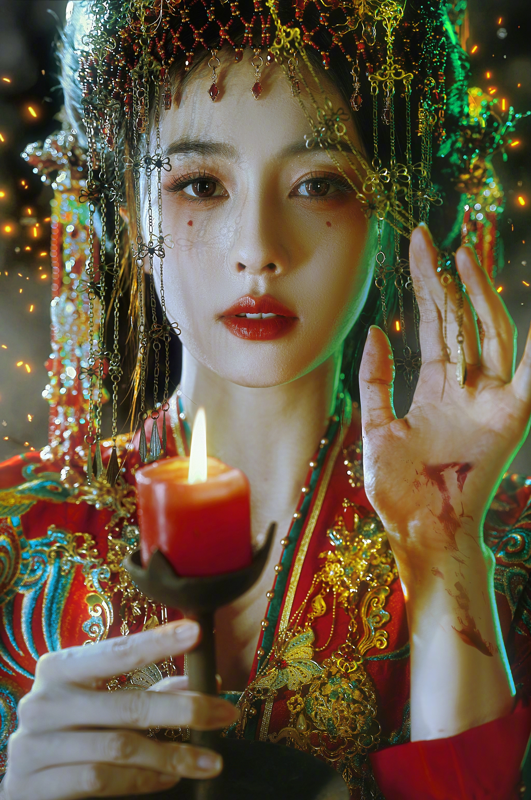 C&ocirc; d&acirc;u đẹp ma mị đang viral khắp Trung Quốc: Nhan sắc n&agrave;y AI cũng kh&ocirc;ng vẽ nổi, đ&uacute;ng chuẩn c&uacute; sốc visual- Ảnh 1.