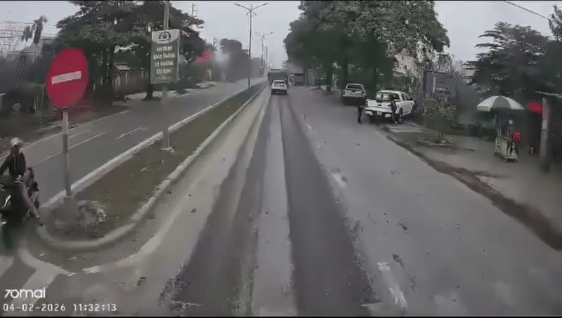 Vụ hai xe tải va chạm khiến 1 CSGT, 1 người d&acirc;n tử vong ở Th&aacute;i Nguy&ecirc;n: Cục CSGT ph&aacute;t đi cảnh b&aacute;o- Ảnh 1.