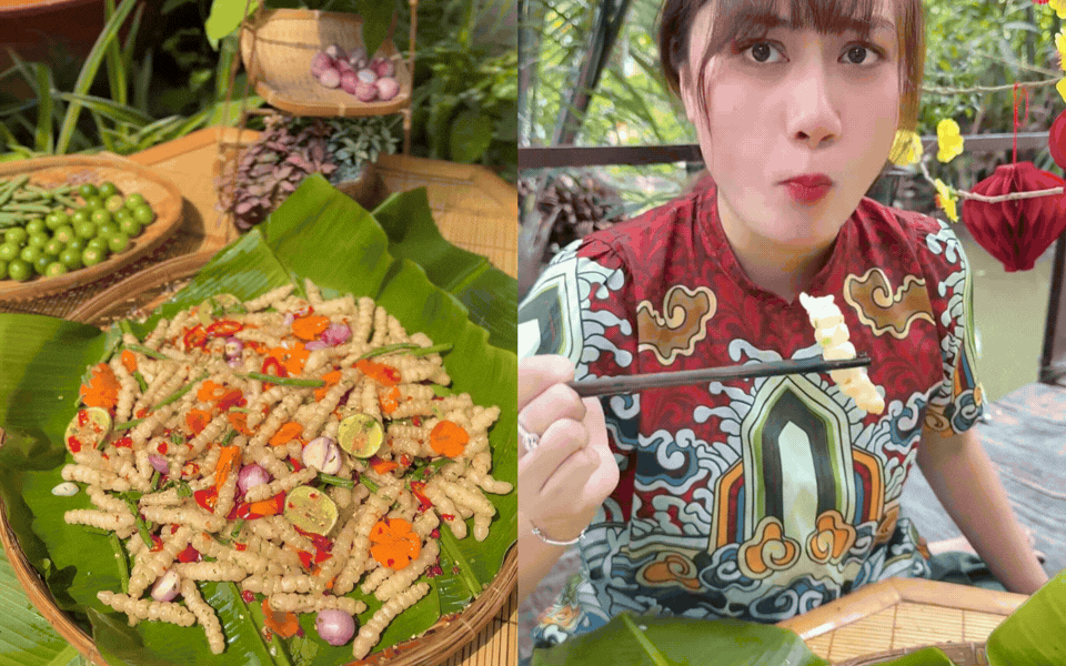 Chi nửa triệu mua rổ "s&acirc;u đất" về trộn gỏi: Tưởng m&agrave;n review kinh dị, ai ngờ th&agrave;nh phẩm khiến 200 ngh&igrave;n người phải "nuốt nước miếng"- Ảnh 7.