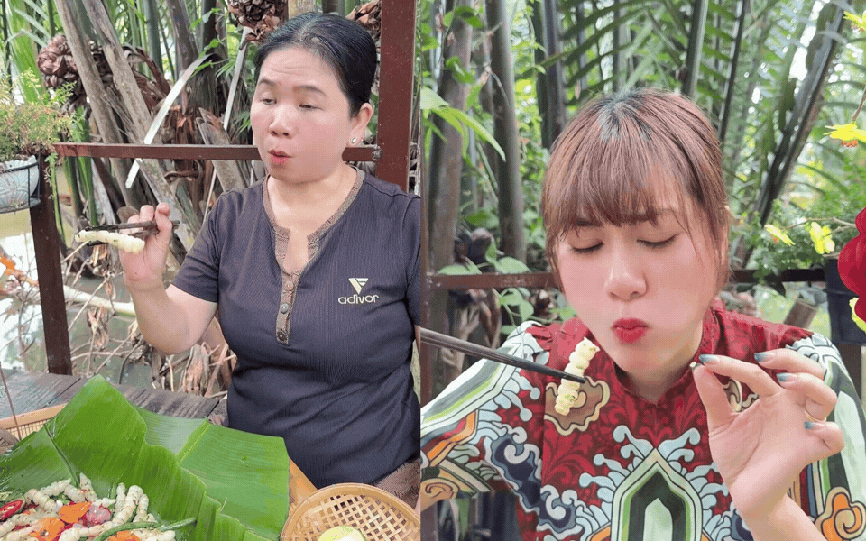 Chi nửa triệu mua rổ "s&acirc;u đất" về trộn gỏi: Tưởng m&agrave;n review kinh dị, ai ngờ th&agrave;nh phẩm khiến 200 ngh&igrave;n người phải "nuốt nước miếng"- Ảnh 8.