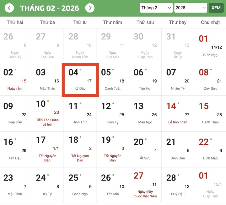 H&ocirc;m nay 4/2: Ng&agrave;y quan trọng theo d&acirc;n gian nhiều người kh&ocirc;ng biết, được so s&aacute;nh với Giao thừa, mồng 1 Tết- Ảnh 1.
