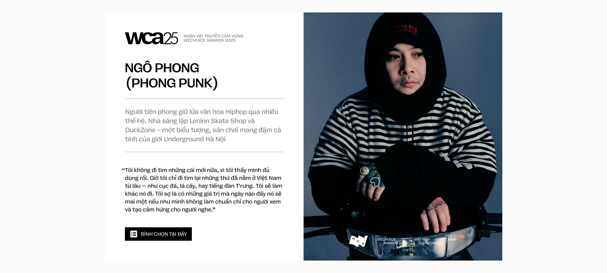 Ng&ocirc; Phong (Phong Punk): "T&ocirc;i lớn l&ecirc;n v&agrave; kiếm tiền từ đường phố, n&ecirc;n t&ocirc;i sẽ quay lại t&aacute;i tạo n&oacute; tốt hơn"- Ảnh 13.
