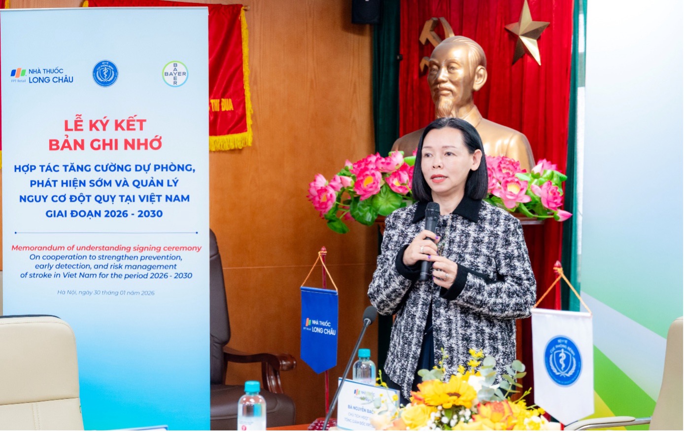 Long Ch&acirc;u hợp lực Cục Ph&ograve;ng bệnh v&agrave; Bayer triển khai chương tr&igrave;nh dự ph&ograve;ng, ph&aacute;t hiện sớm đột quỵ 2026 - 2030- Ảnh 4.
