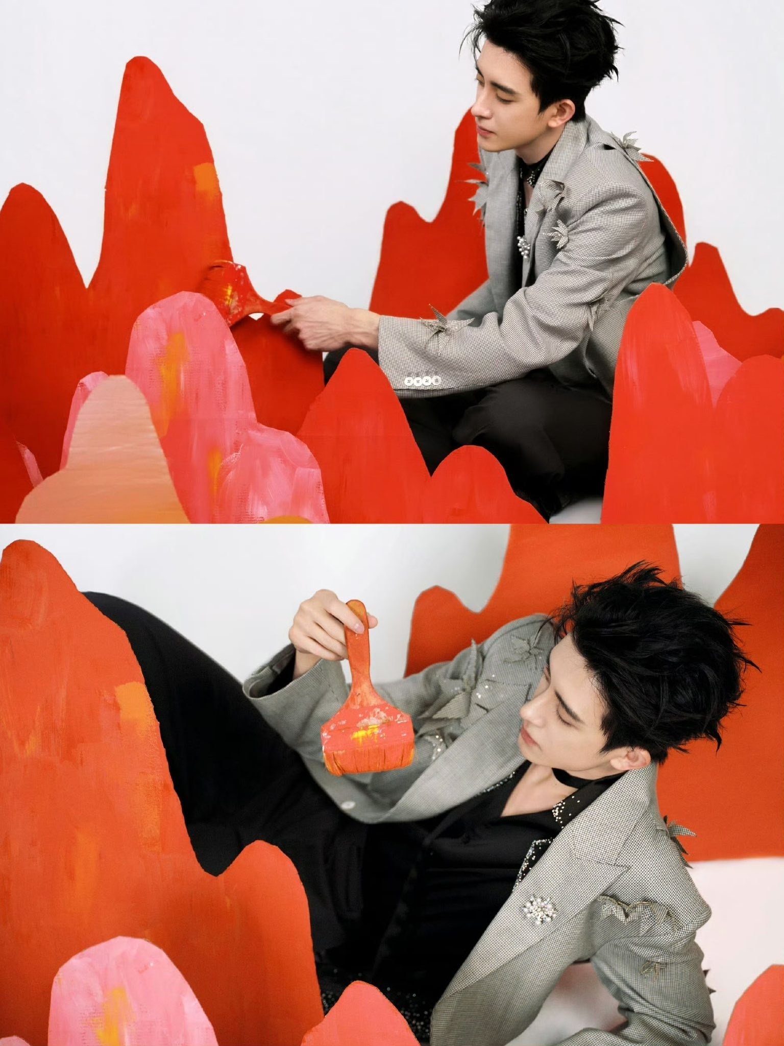 H&oacute;a đi&ecirc;n với ho&agrave;ng tử - c&ocirc;ng ch&uacute;a đẹp nhất Đ&ecirc;m Hội Weibo 2026: Visual s&aacute;ng rực khung h&igrave;nh, mang đ&aacute;m cưới đến gi&ugrave;m- Ảnh 4.