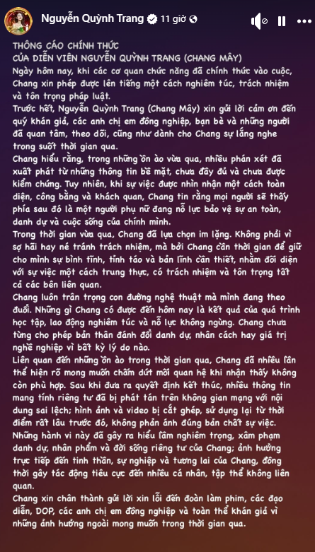 Bắc Vũ l&ecirc;n tiếng l&uacute;c 1h30p s&aacute;ng, tung ảnh chụp m&agrave;n h&igrave;nh tin nhắn: 