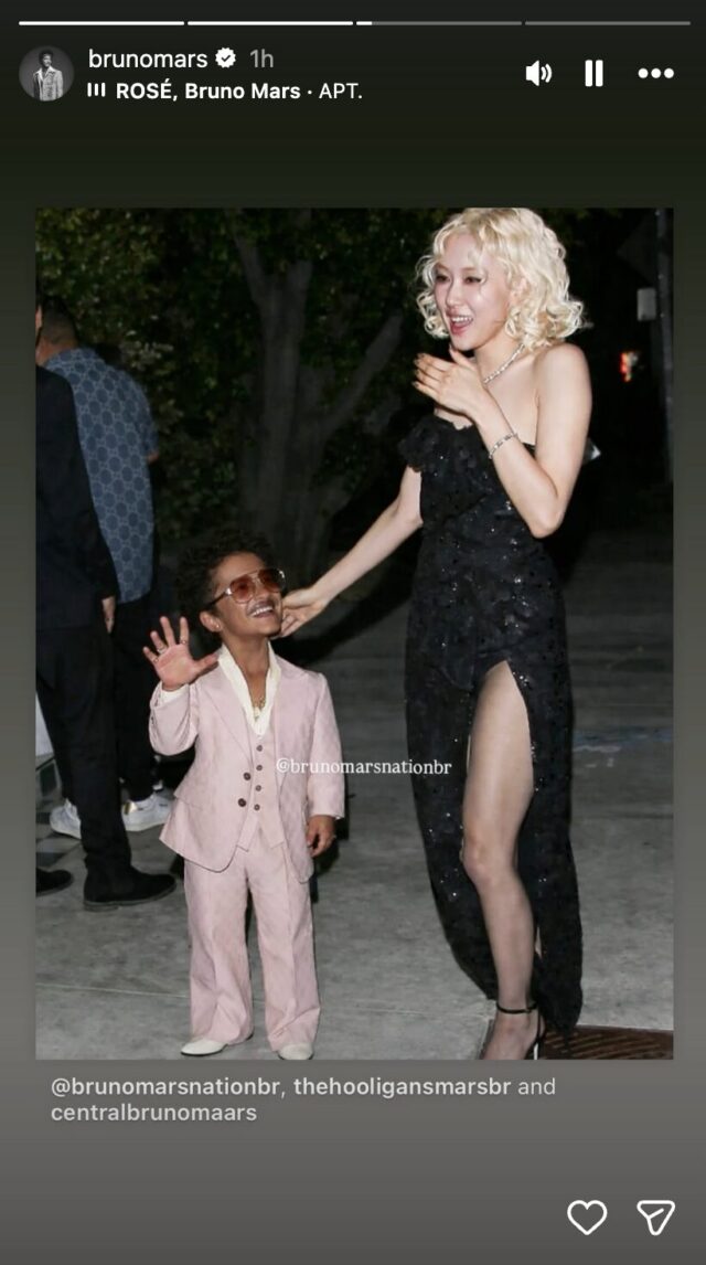 C&acirc;u trả lời về chuyện của Bruno Mars với Ros&eacute; (BLACKPINK)- Ảnh 2.