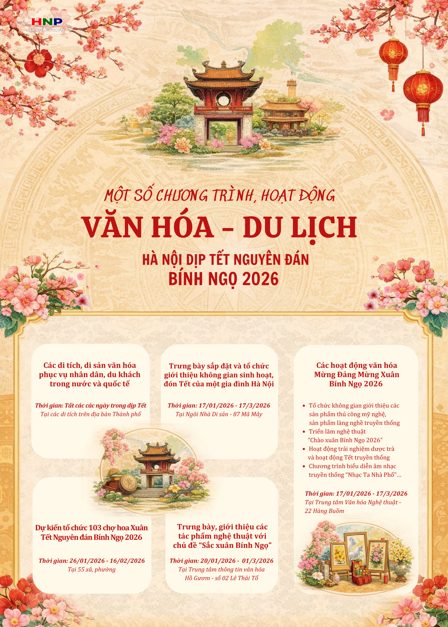 C&aacute;c điểm bắn ph&aacute;o hoa, hoạt động văn h&oacute;a, du lịch dịp Tết Nguy&ecirc;n đ&aacute;n B&iacute;nh Ngọ 2026 tại H&agrave; Nội- Ảnh 2.