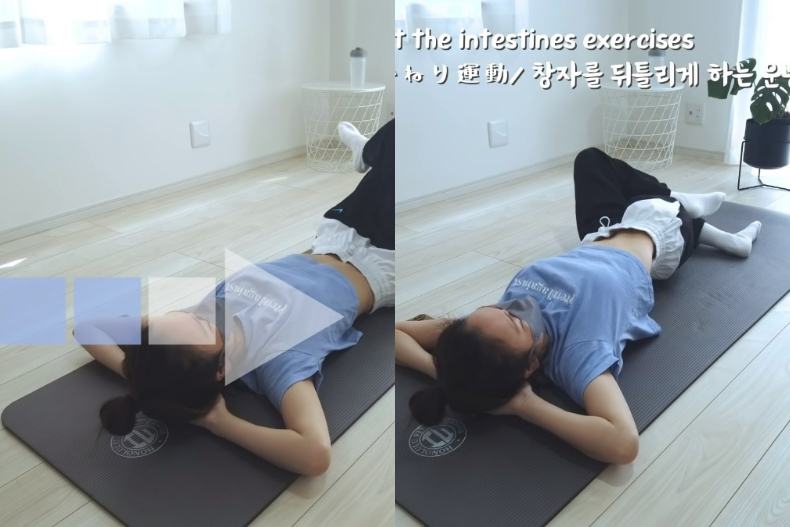 6 b&agrave;i tập chỉ cần nằm cũng gi&uacute;p eo thon, sạch ruột, ph&ugrave; hợp với nh&acirc;n vi&ecirc;n văn ph&ograve;ng- Ảnh 5.