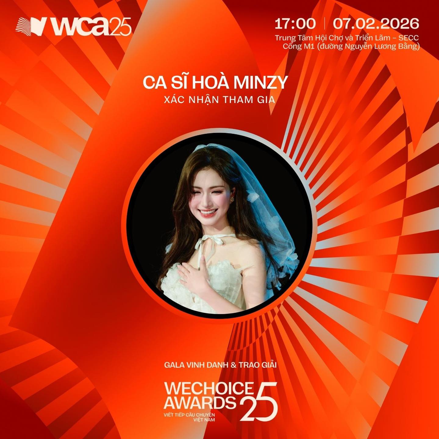 H&ograve;a Minzy, Văn Mai Hương c&ugrave;ng d&agrave;n Chị đẹp, t&acirc;n binh x&aacute;c nhận đổ bộ WeChoice Awards 2025: Thảm đỏ hứa hẹn 
