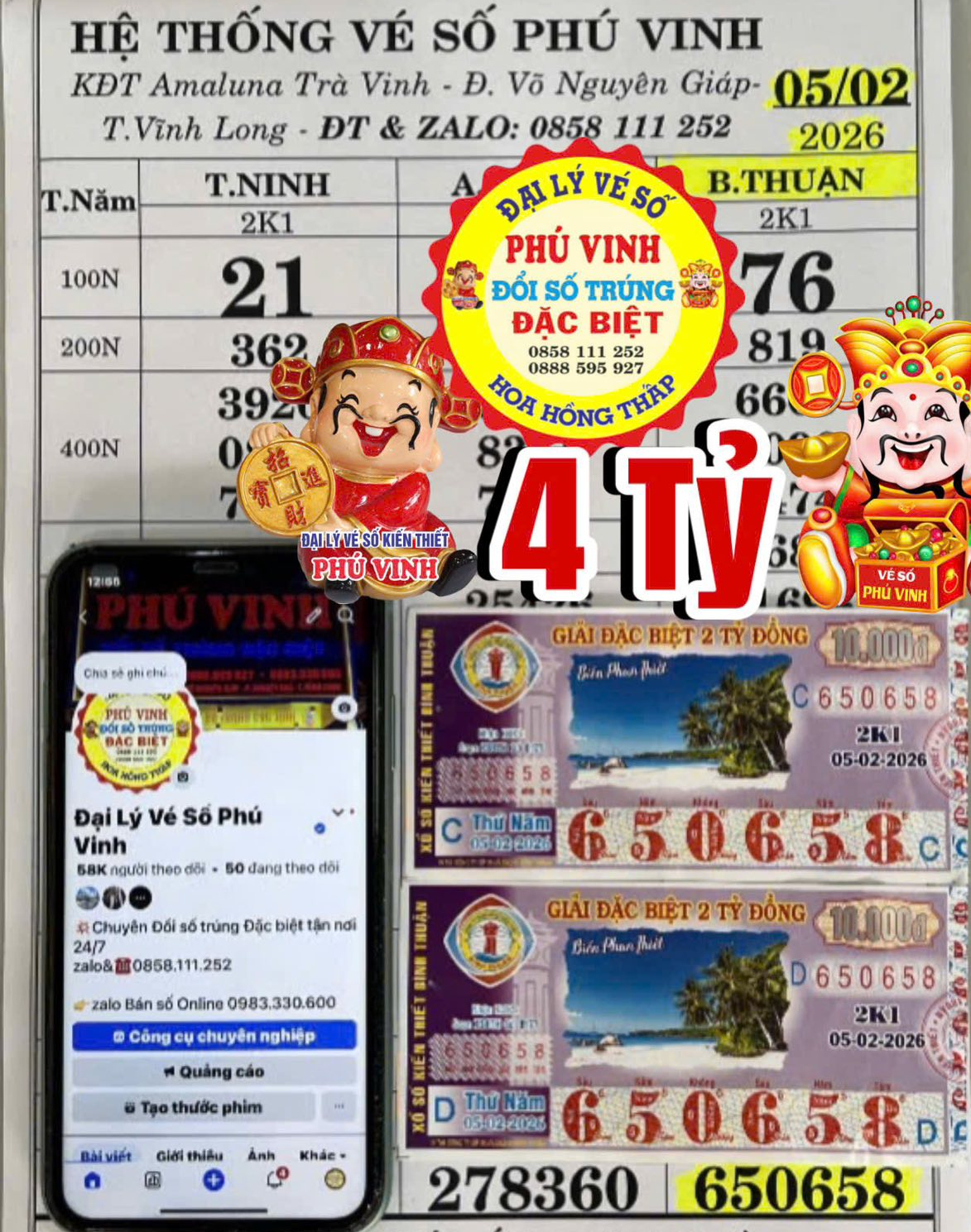 Xổ số miền Nam ng&agrave;y 6-2: Lộ diện nhiều người tr&uacute;ng độc đắc dịp gi&aacute;p Tết- Ảnh 2.