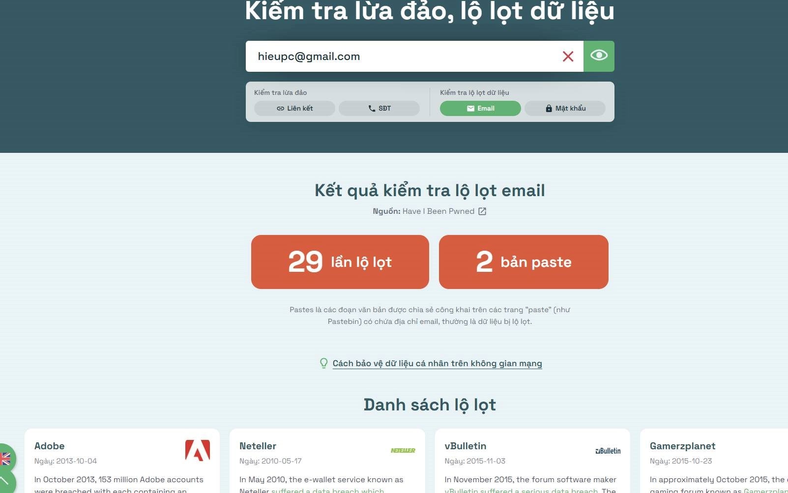 Hơn 17 tỷ tài khoản bị chiếm đoạt, Hiếu PC phát hiện email cũ cũng đang "trôi nổi" trên chợ đen- Ảnh 2.