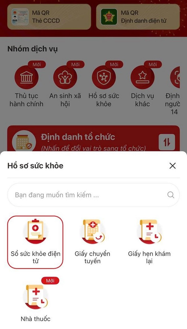 Hướng dẫn tra cứu lịch sử kh&aacute;m chữa bệnh, đơn thuốc BHYT tr&ecirc;n VNeID- Ảnh 3.