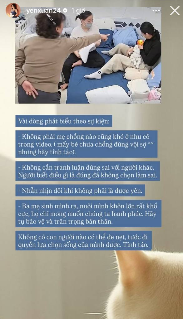 Yến Xu&acirc;n - vợ thủ m&ocirc;n L&acirc;m T&acirc;y đ&uacute;c kết 5 điều cực "tỉnh t&aacute;o" sau drama mẹ chồng đang g&acirc;y x&ocirc;n xao khắp MXH- Ảnh 1.