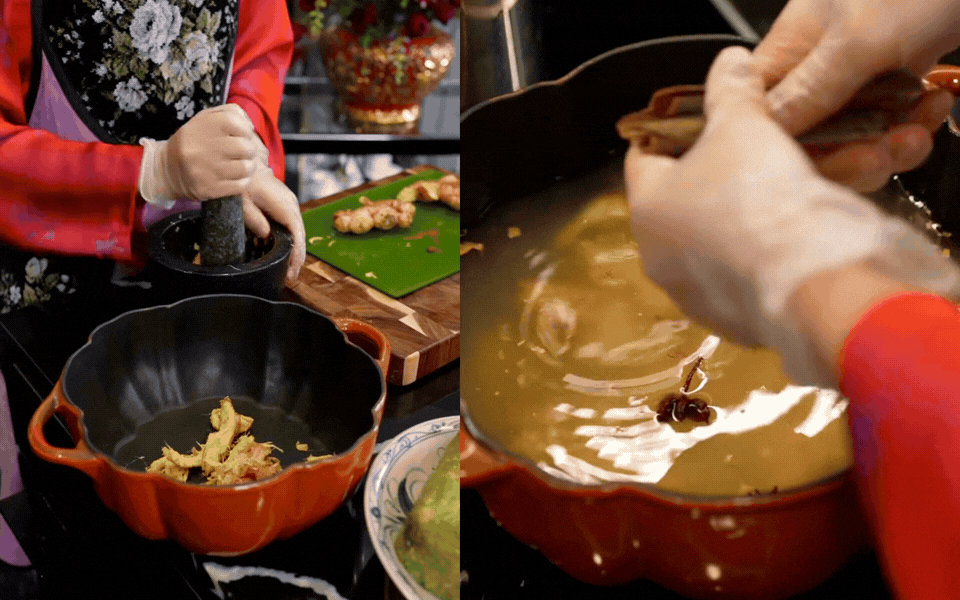 "Ph&uacute; b&agrave; Long Bi&ecirc;n" Ng&ocirc; Th&ugrave;y Linh bật m&iacute; c&ocirc;ng thức nước bao s&aacute;i b&agrave;n thờ tự nấu: Đơn giản, rẻ tiền m&agrave; tụ lộc kh&iacute; cực vượng- Ảnh 1.