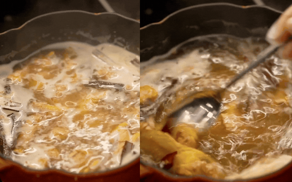 "Ph&uacute; b&agrave; Long Bi&ecirc;n" Ng&ocirc; Th&ugrave;y Linh bật m&iacute; c&ocirc;ng thức nước bao s&aacute;i b&agrave;n thờ tự nấu: Đơn giản, rẻ tiền m&agrave; tụ lộc kh&iacute; cực vượng- Ảnh 3.