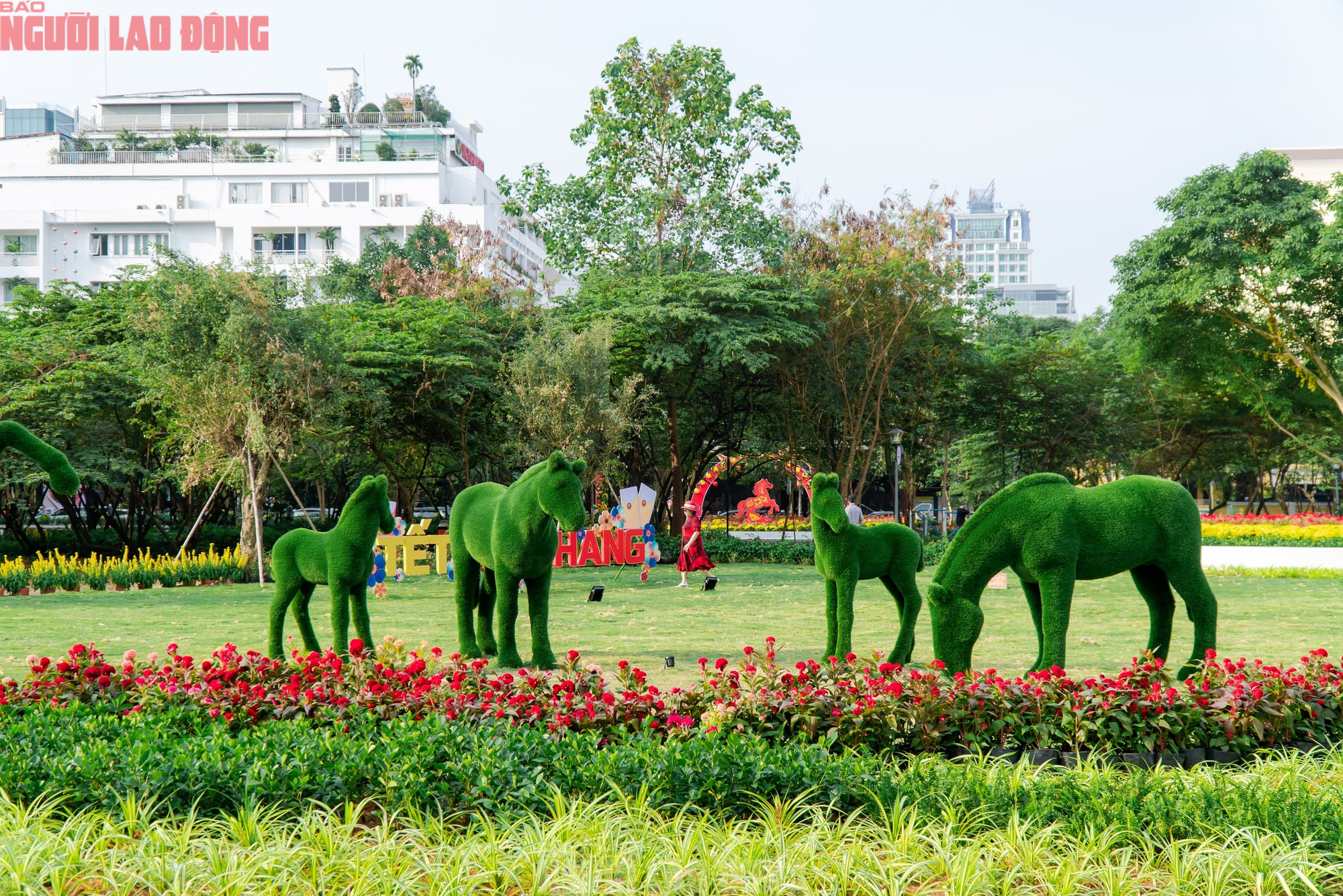 VIDEO: Những điểm "check-in" linh vật ngựa tại trung t&acirc;m TPHCM dịp Tết B&iacute;nh Ngọ- Ảnh 9.