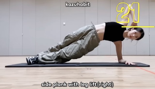 B&agrave;i tập 7 ph&uacute;t l&agrave;m n&ecirc;n cơ bụng đỉnh ch&oacute;p của "thi&ecirc;n nga Kpop"- Ảnh 12.