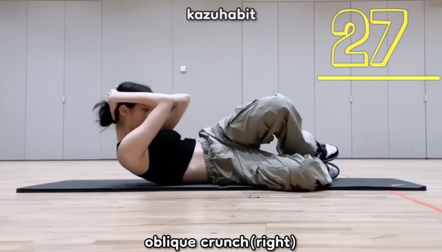 B&agrave;i tập 7 ph&uacute;t l&agrave;m n&ecirc;n cơ bụng đỉnh ch&oacute;p của "thi&ecirc;n nga Kpop"- Ảnh 6.