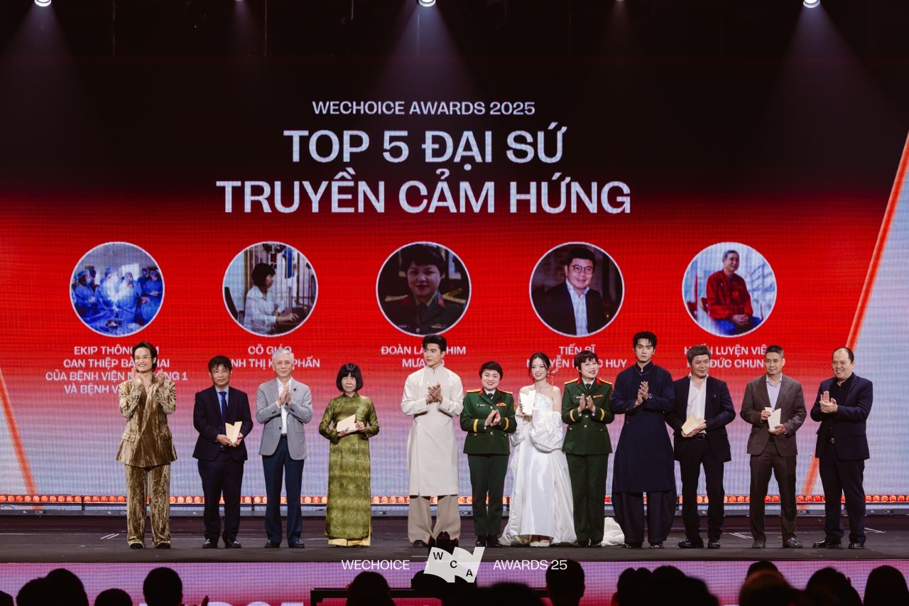HLV Mai Đức Chung trở th&agrave;nh Đại sứ truyền cảm hứng WeChoice Awards, kh&ocirc;ng nhắc tới bản th&acirc;n, chỉ mong một điều cho ĐT nữ- Ảnh 1.