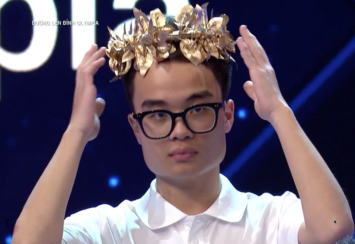 Nam sinh Hà Nội giỏi Toán thích làm thơ, giành vòng nguyệt quế Đường Lên Đỉnh Olympia- Ảnh 4.