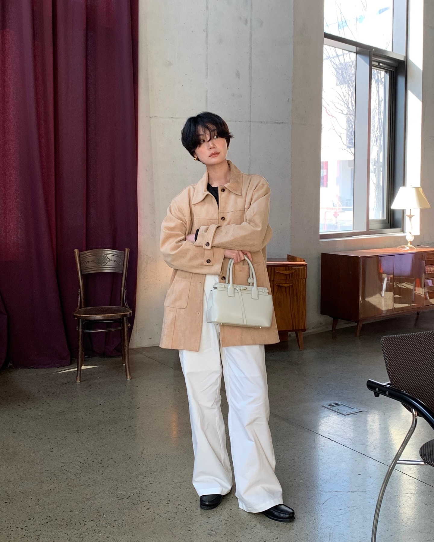 Áo khoác mặc với quần ống rộng: Chọn chuẩn thì đẹp và sang từng centimet- Ảnh 6.