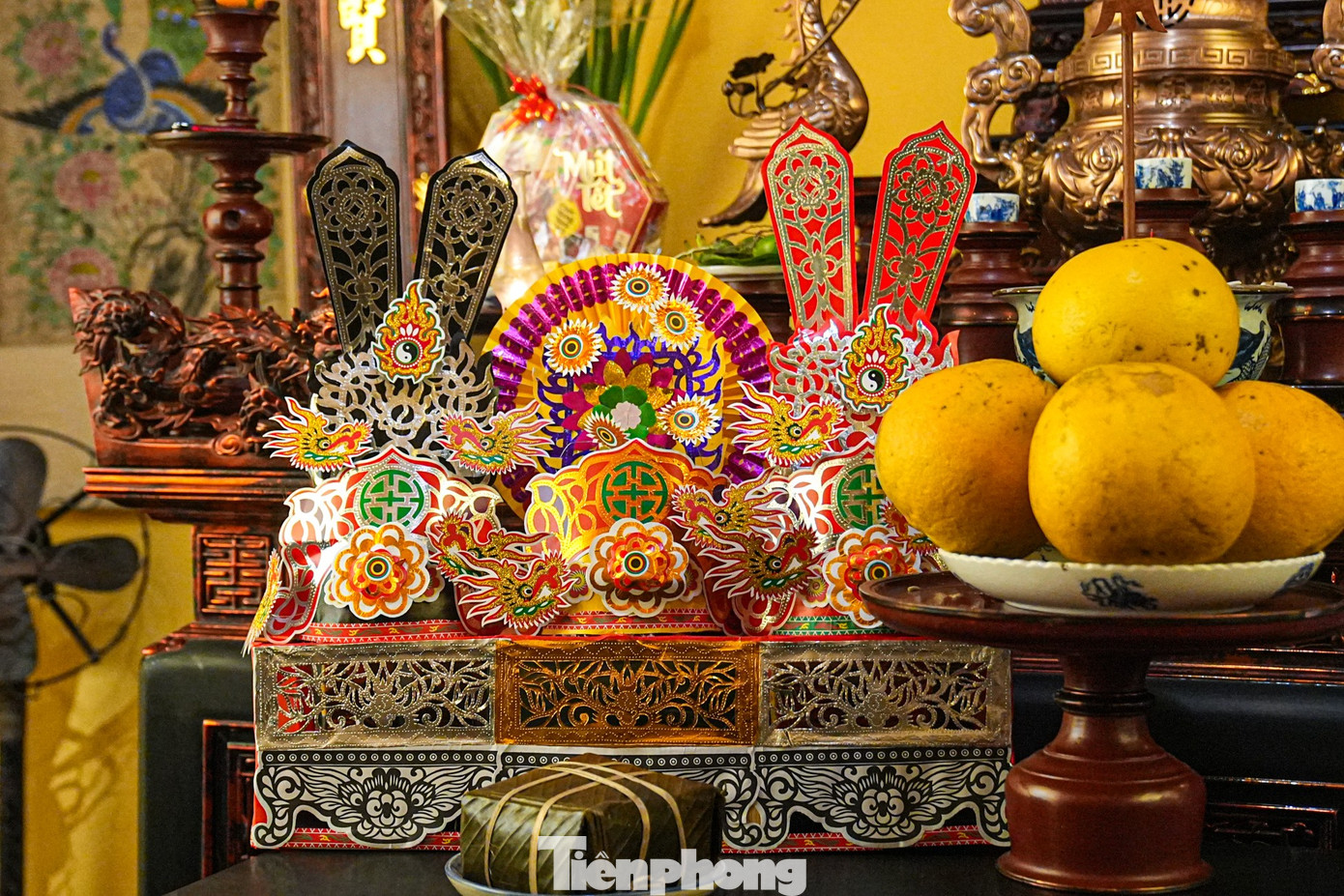 Kh&aacute;ch T&acirc;y th&iacute;ch th&uacute; m&acirc;m cỗ c&uacute;ng &ocirc;ng C&ocirc;ng &ocirc;ng T&aacute;o 'chuẩn vị' H&agrave; th&agrave;nh- Ảnh 8.