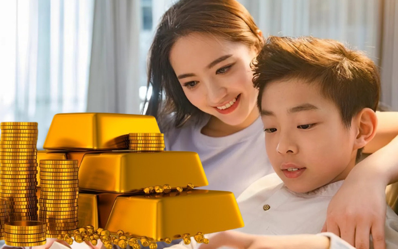 Nam sinh lớp 8 dồn hết tiền lì xì mua vàng tích lũy tại ngân hàng từ đầu 2025, giờ lãi lớn, mẹ tấm tắc khen con "có tầm nhìn"!- Ảnh 1.
