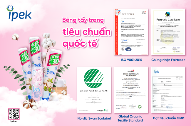 H&agrave;nh tr&igrave;nh 55 năm cho bước l&agrave;m sạch ti&ecirc;u chuẩn ch&acirc;u &Acirc;u của thương hiệu b&ocirc;ng tẩy trang Ipek- Ảnh 4.